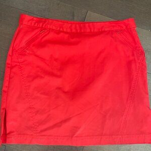 Callaway red skort size 12